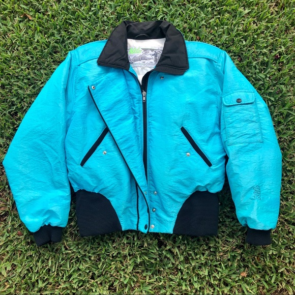 Nils Vintage Aqua Ski Puffer Jacket  By NILS - Picture 2 of 8
